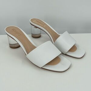 Schutz Mirlande Clear‎ Heel Shoes Size 9b